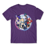 Genshin charachters Dark Purple Men's Tee