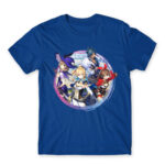 Genshin charachters Royal Blue Men's Tee