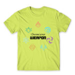 Genshin – Choose Your Weapon Apple Green Men's Tee