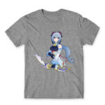 Genshin Impact – Ganyu Grey Melange Men's T-shirt