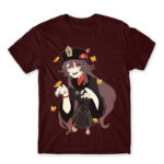Genshin Impact – Hu Tao Burgundy Men's Tee