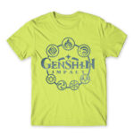 Genshin Impact logo Apple Green Men's T-shirt