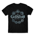 Genshin Impact logo Black Men's T-shirt