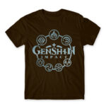 Genshin Impact logo Chocolate Men's T-shirt