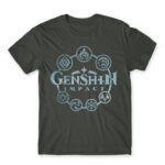 Genshin Impact logo Dark Grey Men's Tee