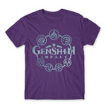 Genshin Impact logo Dark Purple Men's Tee