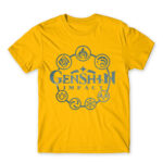 Genshin Impact logo Gold Men's T-shirt