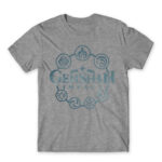 Genshin Impact logo Grey Melange Men's Tee