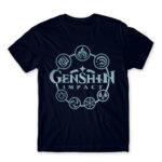 Genshin Impact logo Navy Men's Tee