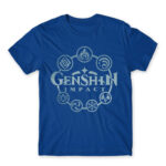 Genshin Impact logo Royal Blue Men's Tee