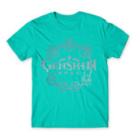 Genshin Impact logo Turquoise Men's Tee