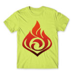 Genshin Impact – Pyro Apple Green Men's T-shirt