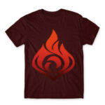 Genshin Impact – Pyro Burgundy Men's T-shirt