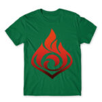 Genshin Impact – Pyro Kelly Green Men's T-shirt