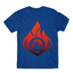 Genshin Impact – Pyro Royal Blue Men's Tee