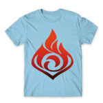 Genshin Impact – Pyro Sky Blue Men's T-shirt