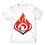 Genshin Impact – Pyro White Men's T-shirt