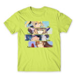 Genshin stripes Apple Green Men's Tee