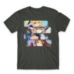 Genshin stripes Dark Grey Men's Tee