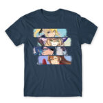 Genshin stripes Denim Men's T-shirt