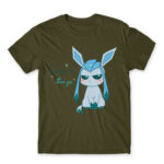 Glaceon – Eeveelution series Army Men's Tee for Anime, Pokemon