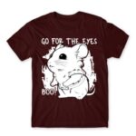 Go for the eyes Burgundy Men's Tee
