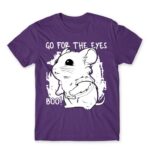 Go for the eyes Dark Purple Men's T-shirt