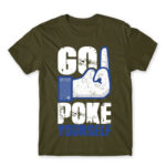 Go poke yourself Army Men's Tee for Antisocial, Funny
