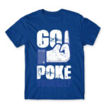 Go poke yourself Royal Blue Men's T-shirt for Antisocial, Funny
