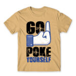 Go poke yourself Sand Men's T-shirt for Antisocial, Funny