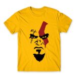 God of War face Gold Men's T-shirt