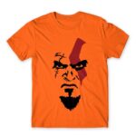God of War face Orange Men's T-shirt