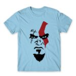 God of War face Sky Blue Men's Tee