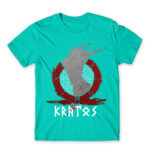 God of War logo Turquoise Men's T-shirt