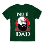 God of War no1 Dad Bottle Green Men's Tee
