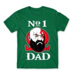 God of War no1 Dad Kelly Green Men's T-shirt