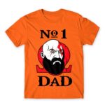 God of War no1 Dad Orange Men's Tee