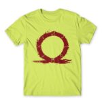 God of War omega symbol Apple Green Men's Tee
