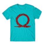God of War omega symbol Atoll Blue Men's Tee
