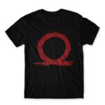 God of War omega symbol Black Men's Tee