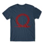 God of War omega symbol Denim Men's T-shirt