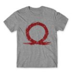 God of War omega symbol Grey Melange Men's Tee
