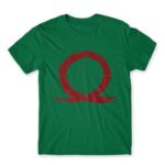 God of War omega symbol Kelly Green Men's Tee