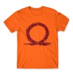 God of War omega symbol Orange Men's Tee