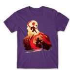 God of War silhouette 2 Dark Purple Men's T-shirt