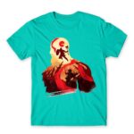 God of War silhouette 2 Turquoise Men's Tee