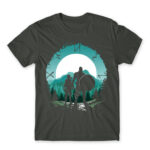 God of War silhouette Dark Grey Men's T-shirt