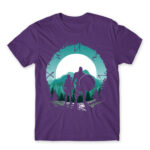 God of War silhouette Dark Purple Men's Tee