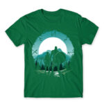 God of War silhouette Kelly Green Men's T-shirt