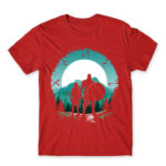 God of War silhouette Red Men's Tee